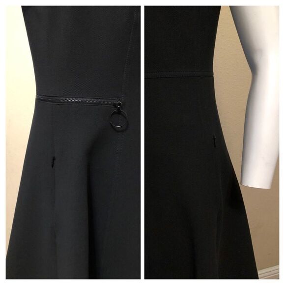 Akris Punto Piqué Jersey A-Line Dress Size 10 - Picture 4 of 8